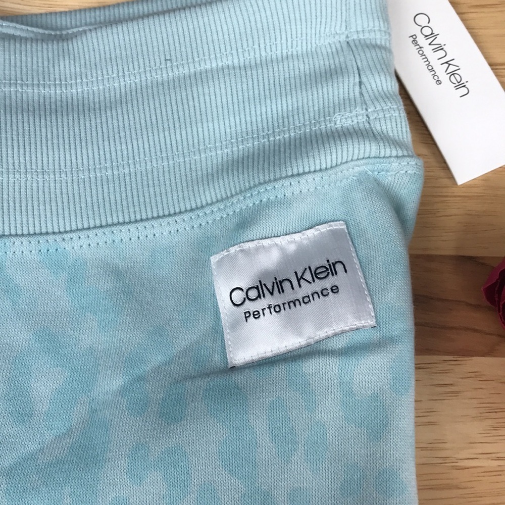 Calvin Klein Women's Performance Printed French Terry Jogger Pants - Picture 3 of 6